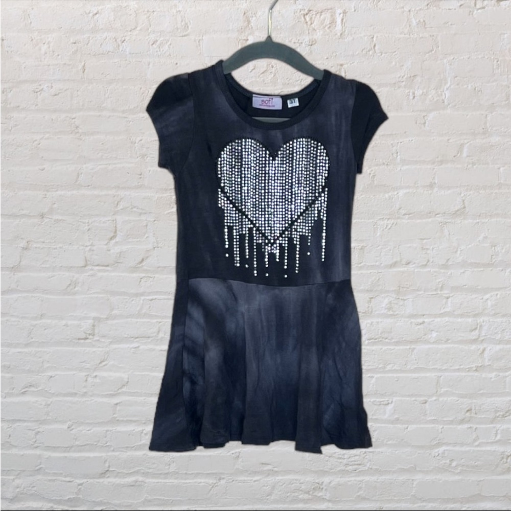 Sofi Embellished Melting Heart Slouchy Dress​